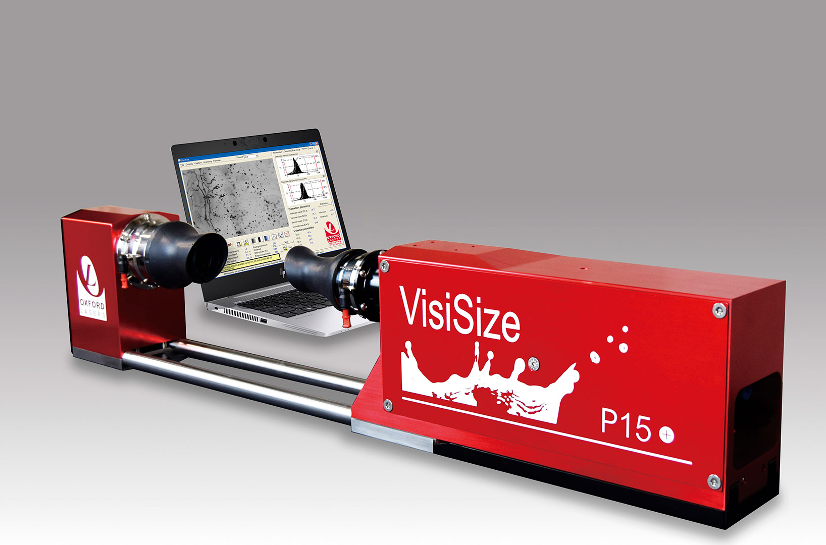 画像解析式 ポータブル 粒度分布計 VisiSize P15+ Partable 製品画像