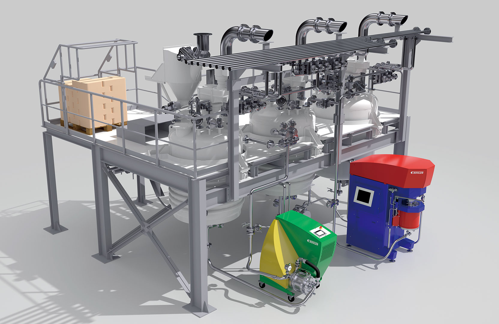 SKID 湿式粉砕プロセス向けモジュール式装置 製品画像