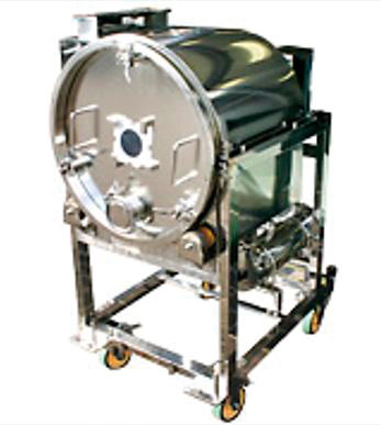 通気型回転乾燥機(回分式少量生産型) 製品画像